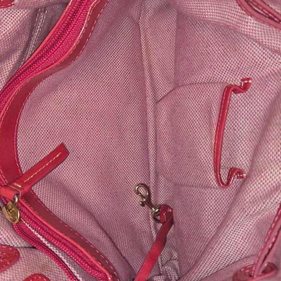 Dooney & Bourke Pink Patent Leather Satchel - Picture 7 of 15